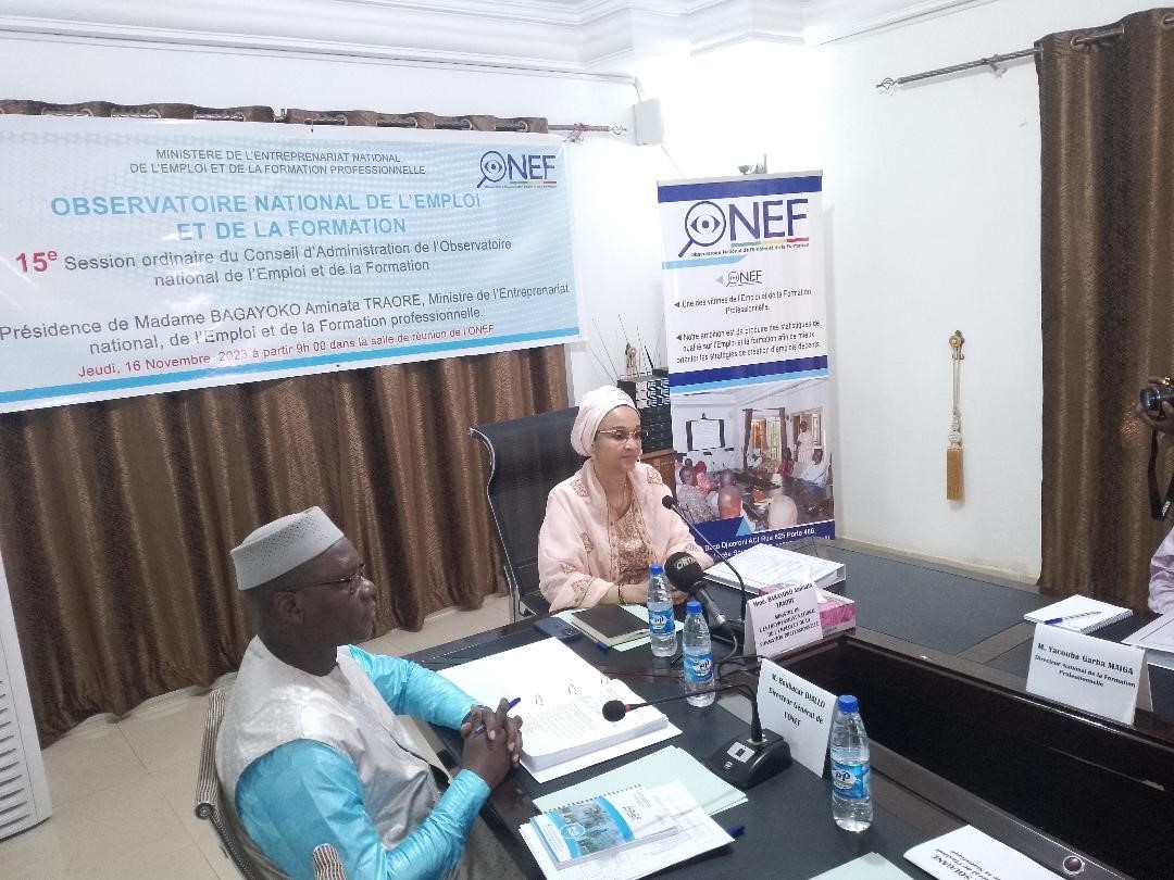 15e session ordinaire du CA de L'ONEF: 1 527 658 000 F CFA de budget prévisionnel pour 2024